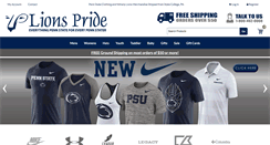 Desktop Screenshot of lions-pride.com